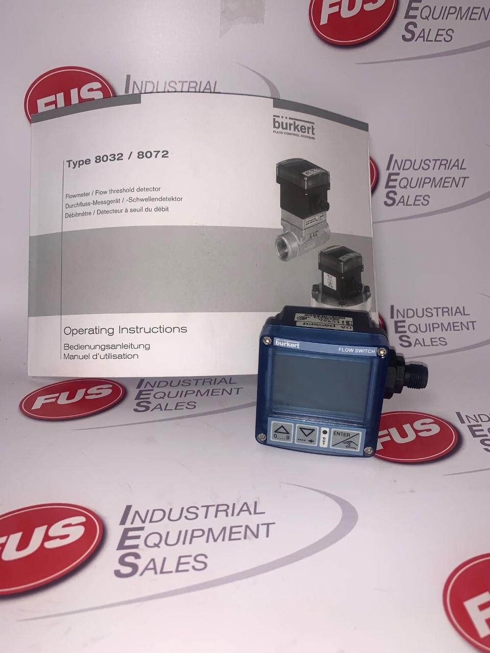 BURKERT SE32 Flow Switch Controller, Unused with Manual, 1236V FUS