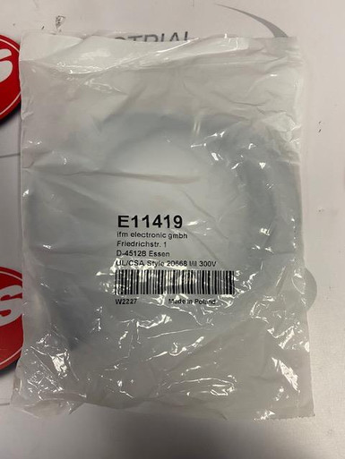 IFM D-45128 ESSEN BLACK CABLE ASSEMBLY - FUS Industrial