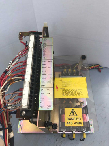 Fanuc A14B-0076-B355 Power Input Unit with Fuji FMC-3 Magnetic