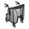 Tour 4 Wheel Rollator, 31 to 37 Inch Handle Height, Pure Silver #10003TRPS