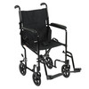 drive™ Lightweight Transport Chair, Black, 17-Inch Seat Width #ATC17-BK