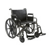 McKesson Bariatric Wheelchair, 22 Inch Seat Width #146-STD22ECDDA-SF