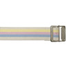 SkiL-Care™ Heavy-Duty Gait Belt with Metal Buckle, Pastel Stripes, 60 Inch #252071