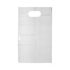 Tidi® Slipover Adult Bib, 18 x 30 in., White #920962