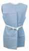 Tidi® Patient Ultimate Exam Gown, 36 x 44 Inch, Blue #918156