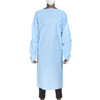 McKesson Open Back Over-the-Head Protective Procedure Gown, Universal, Blue #18-8576A
