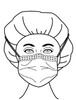 Precept® Foam Fog Shield® Surgical Mask, Green Diamond #65-3320