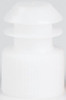 McKesson White Tube Closure for use with 16 mm Blood Drawing Tubes, Glass Test Tubes, Plastic Culture Tubes #177-116152W