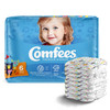 Attends Comfees Premium Baby Diapers, Tab Closure, Kid Design, Size 6 #CMF-6