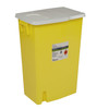 SharpSafety™ Chemotherapy Waste Container, 18 Gallon, 26 x 18¼ x 12¾ Inch #8989
