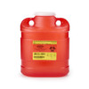 Becton Dickinson Red Sharps Container, 6.9 Quart, 11½ x 8¾ x 5½ Inch #305489