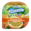 Thick & Easy® Clear Honey Consistency Orange Juice Thickened Beverage, 4-ounce Cup #32192