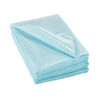 McKesson Procedure Towels, Deluxe 2-Ply, Blue, 13 x 18 Inch #18-867