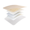 Mepilex® Border Flex Adhesive with Border Foam Dressing, 6 x 6 Inch #595400