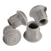 Mabis Replacement Tips for Walkers, Canes and Commode Chairs, 1-inch #519-1373-9504