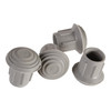 Mabis Replacement Tips for Walkers, Canes and Commode Chairs, 1-inch #519-1373-9504
