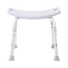 McKesson Aluminum Bath Bench Without Backrest, 15½ – 19½ Inch, Gray #146-12203KD-4