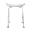 McKesson Aluminum Bath Bench Without Backrest, 15½ – 19½ Inch, Gray #146-RTL12203KDR