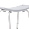 McKesson Aluminum Bath Bench Without Backrest, 15½ – 19½ Inch, Gray #146-RTL12203KDR