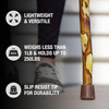 Brazos™ Hawthorn Rustic Walking Stick, 58-Inch Height #602-3000-1137