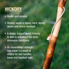 Brazos™ Twisted Hickory Rustic Walking Stick, 55-Inch Height #602-3000-1281