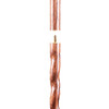 Brazos™ Twisted Oak Traveler's Handcrafted Walking Stick, 55-Inch, Brown #602-3000-1324