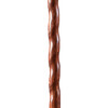Brazos™ Twisted Oak Trekker Handcrafted Walking Stick, Red, 55-Inch #602-3000-1368