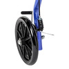 McKesson Bariatric Blue Folding Steel Four-Wheel Rollator #146-10215BL-1