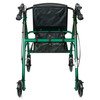 McKesson Folding Aluminum Four-Wheel Rollator, Green #146-R726GR