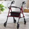 McKesson Four-Wheel Rollator #146-RTL10261RD