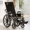 McKesson Reclining Wheelchair, 18-Inch Seat Width #146-SSP18RBDDA