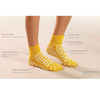 Care-Steps® Double Tread High-Risk Slipper Socks, Medium, Yellow #80180