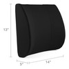 DMI® Lumbar Seat Cushion, Black, 14 x 13 x 3 in. #555-7921-0200