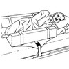 Skil-Care™ Double Bolster Roll-Control System, Foam, 34 in. L x 8 in. W x 7 in. H, Blue #556010