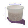 OakRidge Lab Storage Container, 1,892 mL #0464-1100