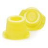 McKesson Yellow Tube Closure for most 12mm, 13mm and 16mm Evacuated Glass Blood Collection Tubes and Plastic Test Tubes #177-118115Y
