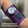 Mabis® Match Mates Manual Aneroid Sphygmomanometer with Cuff, Purple #01-160-201