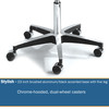 McKesson Round Pneumatic Exam Stool, Black #81-11001US393