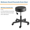 McKesson Round Pneumatic Exam Stool, Black #81-22500HAM114