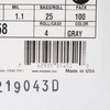 McKesson Extra Heavy Duty Plus Trash Bag, Gray, 45 gal. #BR3858XHVG