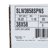 McKesson Super Plus Duty Clear Trash Bag, 60 gal, 1.15 Mil #SLW3858SPNS