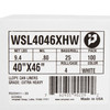 McKesson Extra Heavy Duty Trash Bag, White, 45 gal. #WSL4046XHW