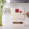 McKesson Prevent® Sharps Wall Cabinet with Glove Box, 12¼ x 4¾ x 15 Inch #2265