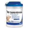 Sani-Hands Hand Sanitizing Wipes, Ethyl Alcohol, Unscented, 6″ x 7.5″, Canister #P15984
