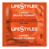 Lifestyles® Large Lubricated Latex Condoms #310153