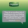 Depend® Fresh Protection™ Mens Maximum Absorbency Underwear, Small/Medium, 19 ct. #43616