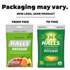 Halls Defense Dietary Supplement Drops Sugar Free Assorted Citrus #31254663261