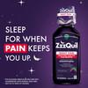 ZzzQuil Night Pain Nighttime Sleep-Aid Pain Reliever Liquid, Midnight Berry #32390004089