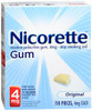 Nicorette® Stop Smoking Aid Gum 4 mg Original #00135015807