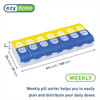 EZY Dose® 7-Day Pill Organizer, Extra Large #02571567705